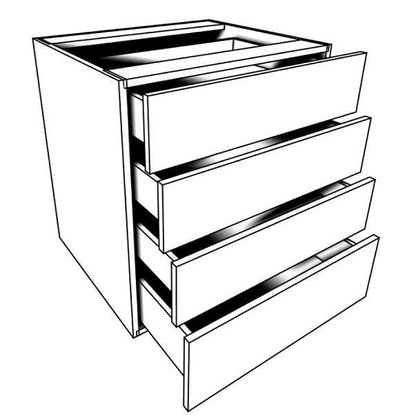 4 drawers